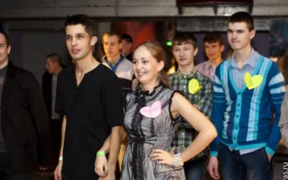 В ночном клубе «Zeppelin» на «Флирт party» разминались перед Днём влюбленных