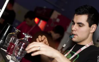В ночном клубе «Zeppelin» на «Флирт party» разминались перед Днём влюбленных