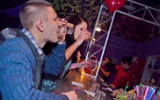 В День влюбленных в клубе «Zeppelin» целовались всю ночь напролет